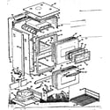 Kenmore 1033056541 body section diagram