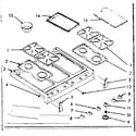 Kenmore 1037426760 maintop section diagram