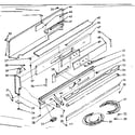 Kenmore 1037426760 backguard section diagram