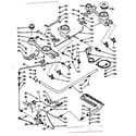 Kenmore 1037426761 burner section diagram