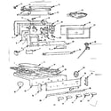 Kenmore 1037444800 backguard and maintop diagram