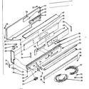 Kenmore 1037446740 backguard section diagram