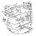Kenmore 1037486304 burner section diagram