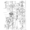 Kenmore 1106504803 machine sub-assembly diagram