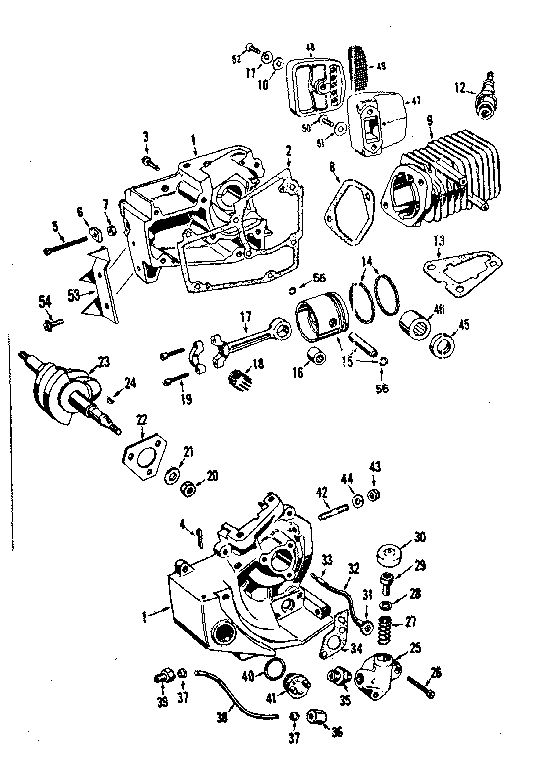 Craftsman 358350850 crankshaft 10151 diagram