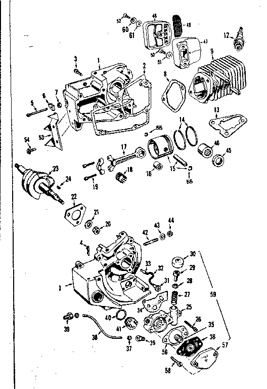 Craftsman 358350850 crankshaft 10153 diagram