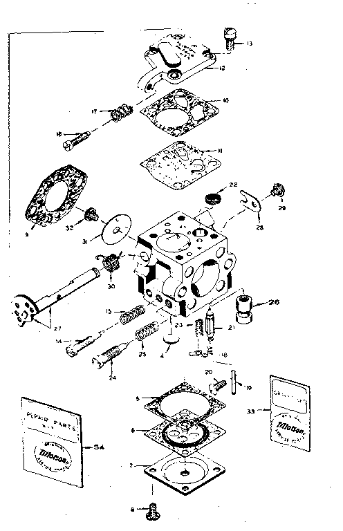 Craftsman 358350850 carburetor diagram