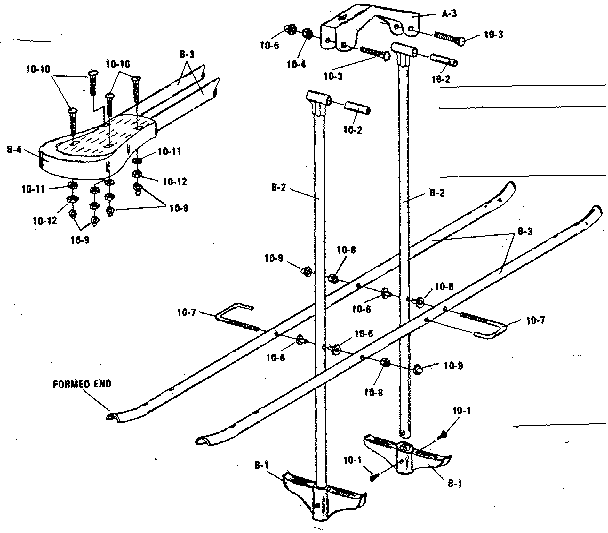 Sears 51272214-82 glide ride hardware bag #94206 diagram