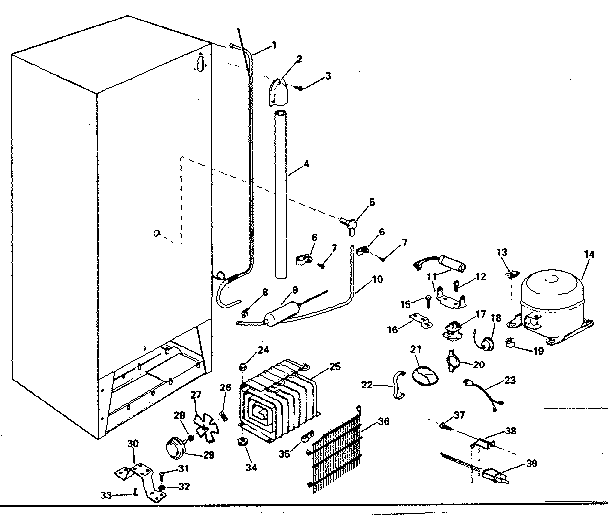 Kenmore 757720941 unit diagram