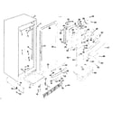 Kenmore 757726942 freezer cabinet diagram