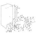 Kenmore 757726942 freezer unit diagram