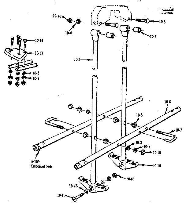 Sears 70172949-79 glide ride assembly diagram
