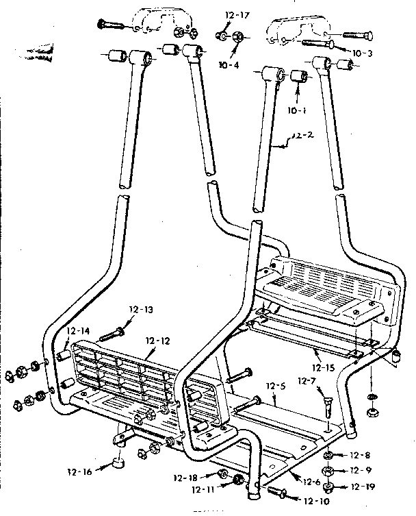 Sears 70172949-79 lawnswing assembly diagram
