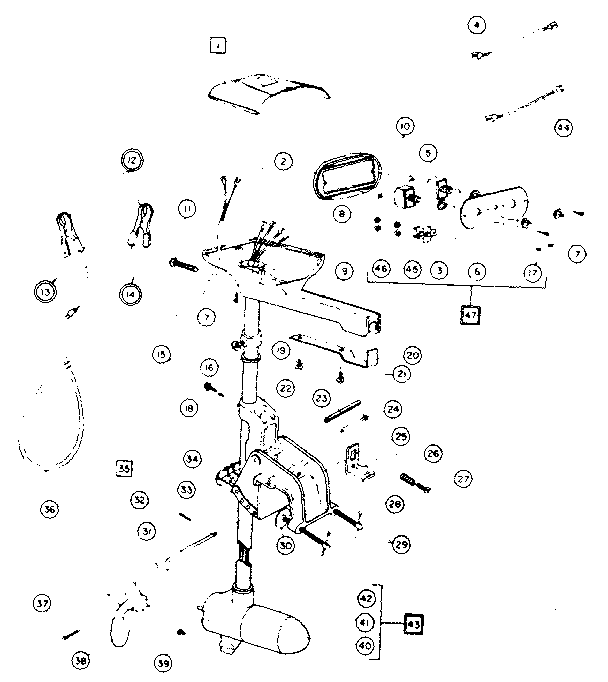 Pflueger M-328CK unit parts diagram