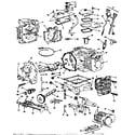 Briggs & Stratton 402417 (0660-01 - 0660-01) cylinder, crankshaft and engine base group diagram