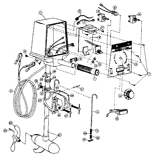 Sears 57559180 electric motor diagram