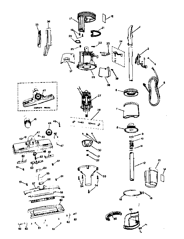 Kenmore 1006039080 unit parts diagram