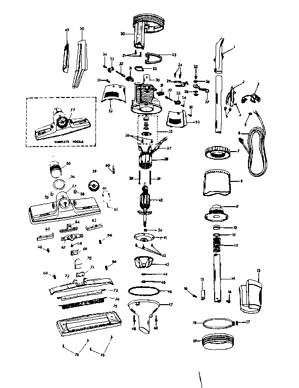 Kenmore 10063761 unit parts diagram