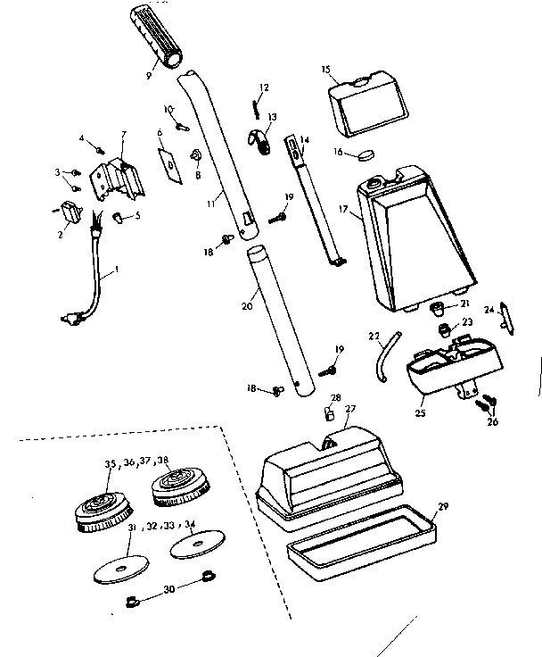 Kenmore 10085400 external machine parts diagram