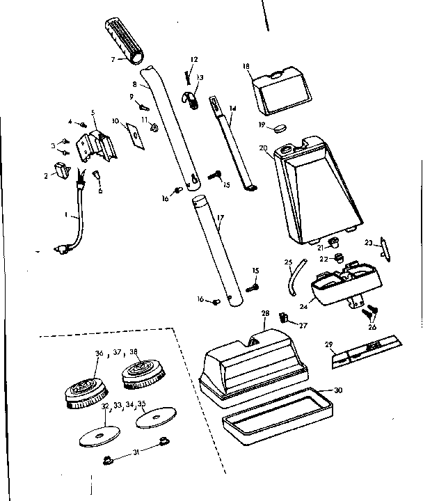 Kenmore 10085601 external machine parts diagram