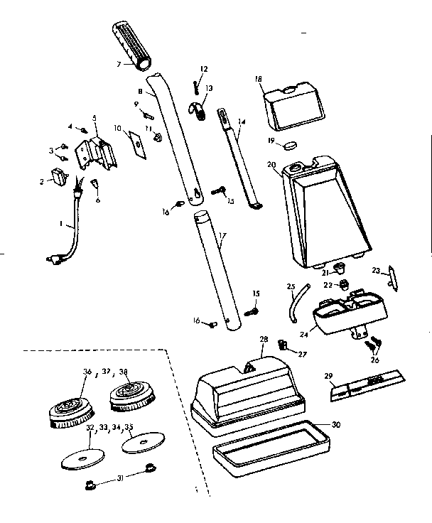 Kenmore 10085602 external machine parts diagram