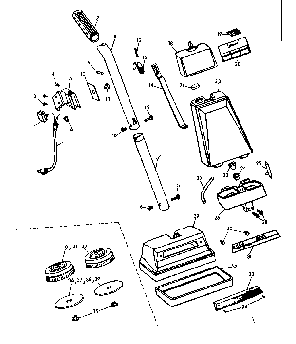 Kenmore 10085800 external machine parts diagram