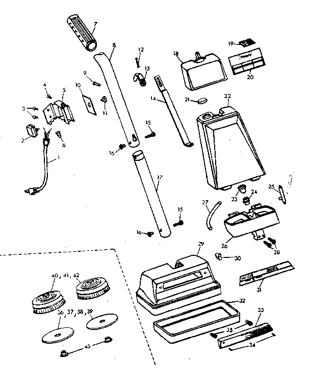 Kenmore 10085802 external machine parts diagram
