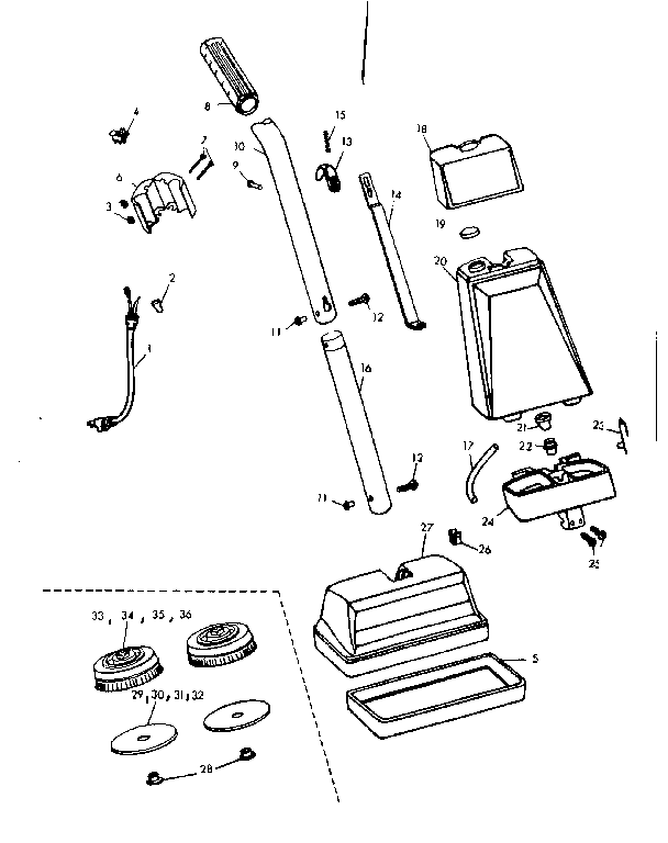 Kenmore 10086402 external machine parts diagram