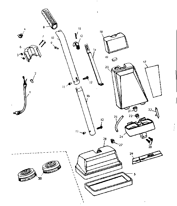 Kenmore 10086552 external machine parts diagram