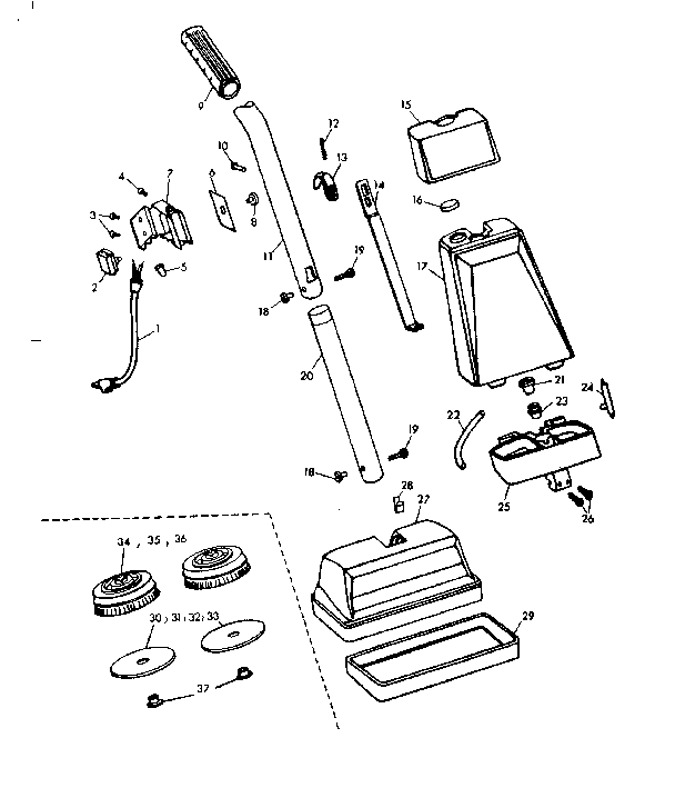 Kenmore 10088400 external machine parts diagram