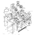Kenmore 1553567201 top section and outer body diagram