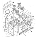 Kenmore 1553567790 top section and outer body diagram