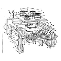 Kenmore 1554547200 top section and outer body parts diagram
