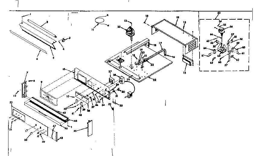 Kenmore 8504237340 control section diagram