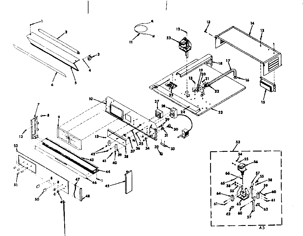 Kenmore 8504237311 control section diagram