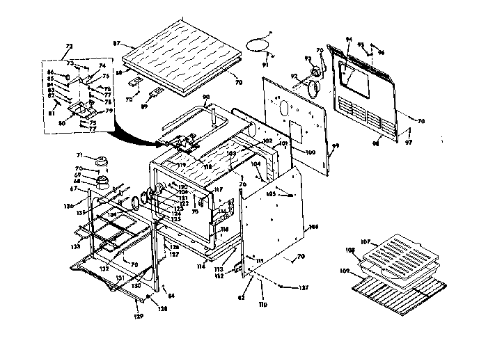 Kenmore 8504237311 body section diagram