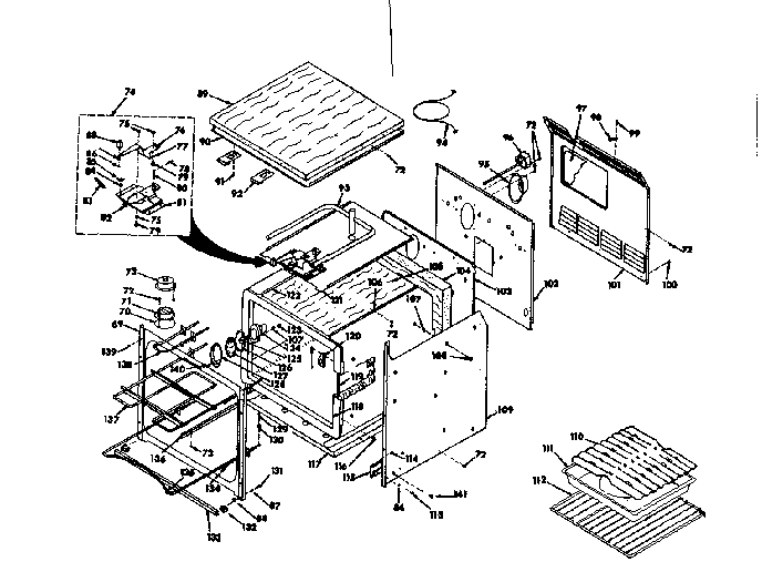 Kenmore 8504237560 body section diagram