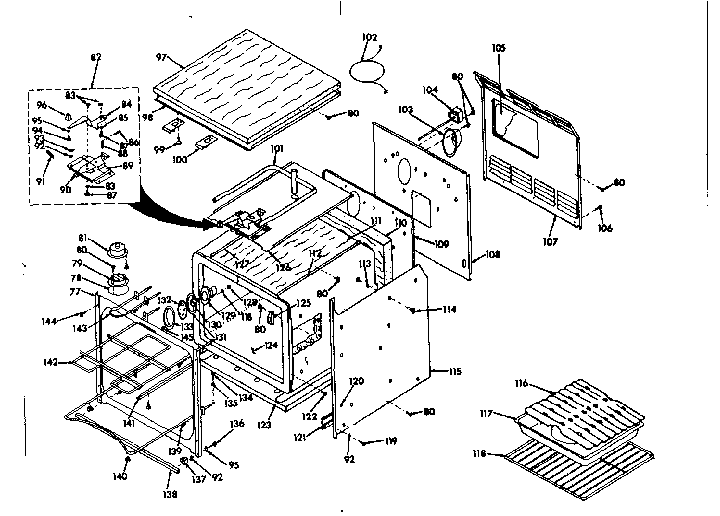 Kenmore 8504237711 body section diagram