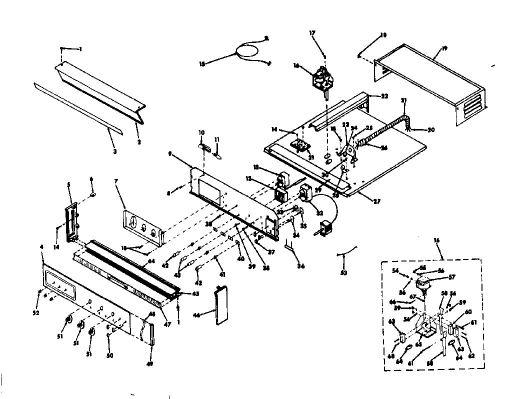 Kenmore 8504277560 control section diagram
