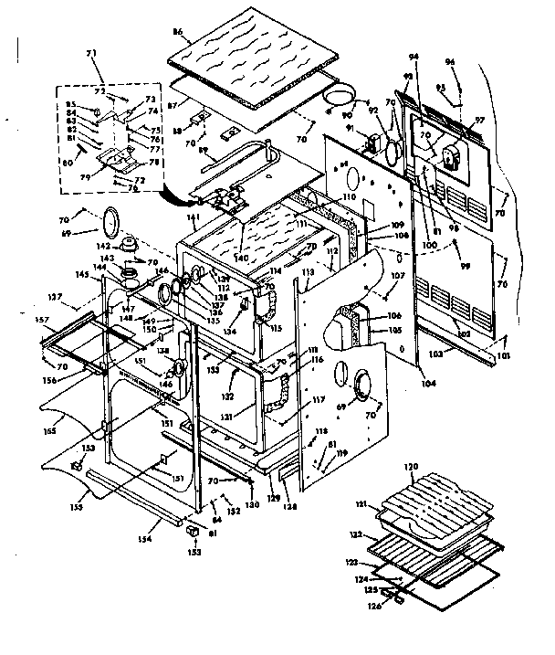 Kenmore 8504277591 body section diagram