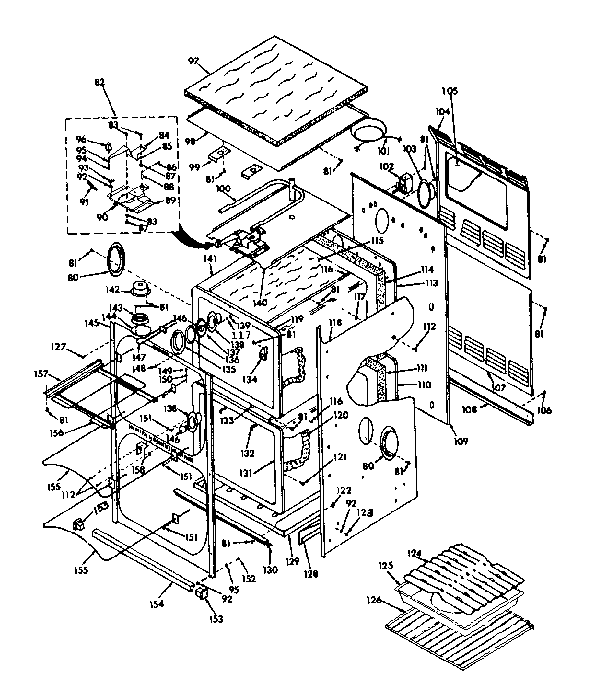 Kenmore 8504277792 body section diagram