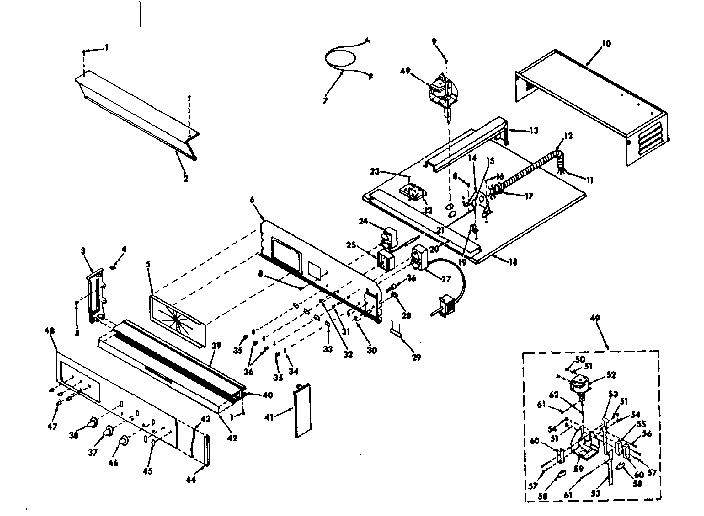 Kenmore 8504287340 control section diagram