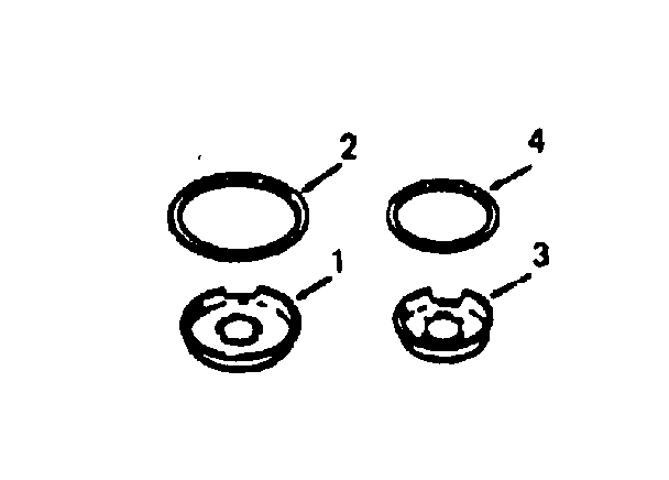 Kenmore 9119898312 optional porcelain pan and chrome ring kit diagram