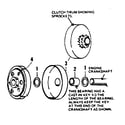 Sears 3918060 comet clutch parts diagram