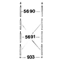 Sears 308774311 frame assembly diagram