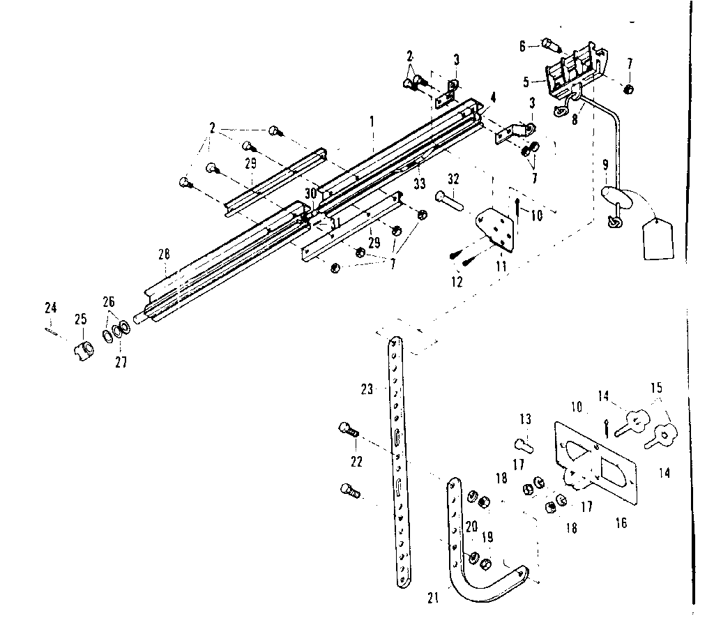 Craftsman 139664756 rail diagram