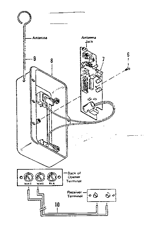 Craftsman 139664756 receiver diagram
