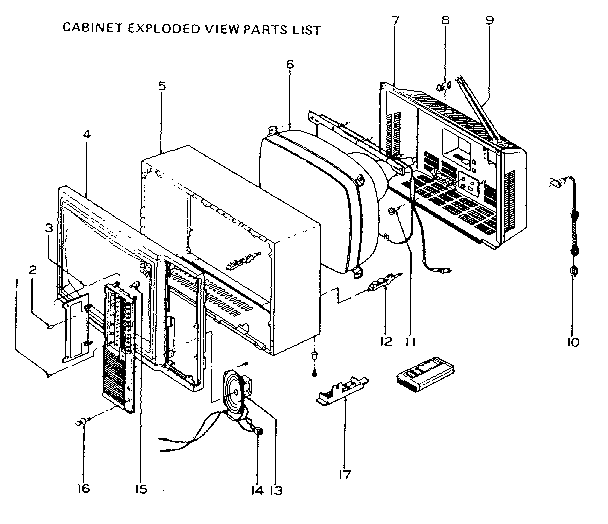 LXI 56442200500 cabinet parts diagram
