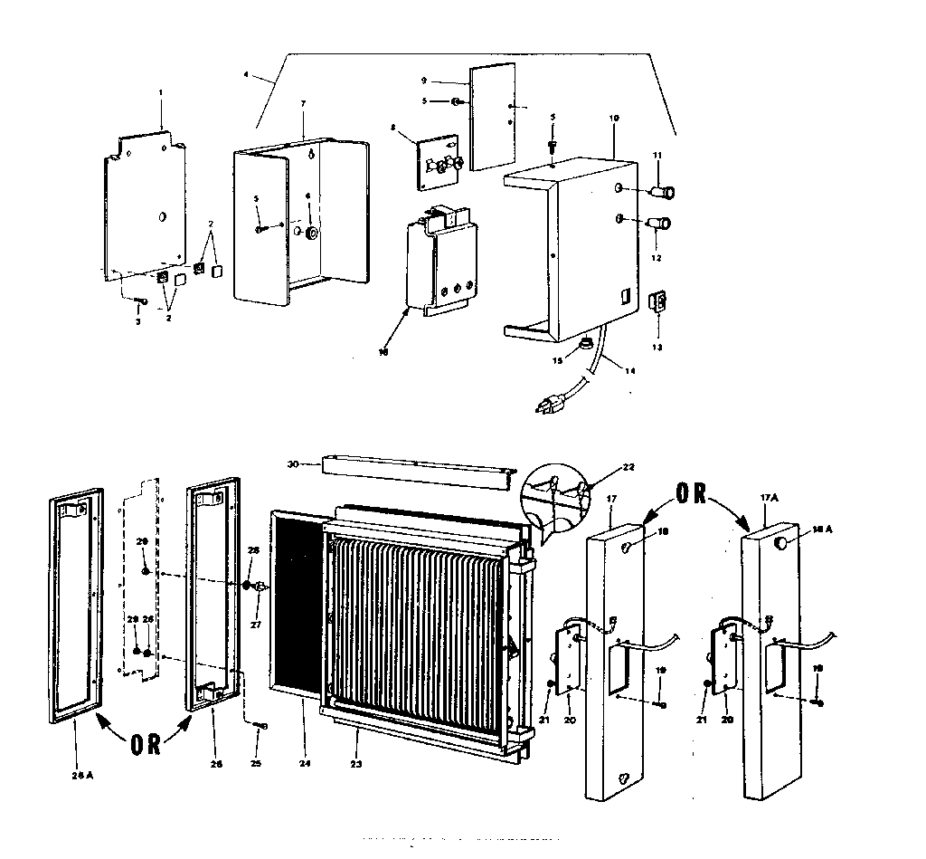 White-Rodgers 8C11Y-410 unit parts diagram