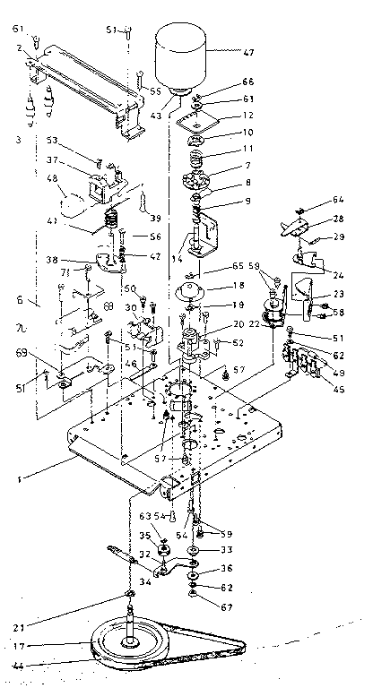 LXI 13291924152 8-track mechanism diagram